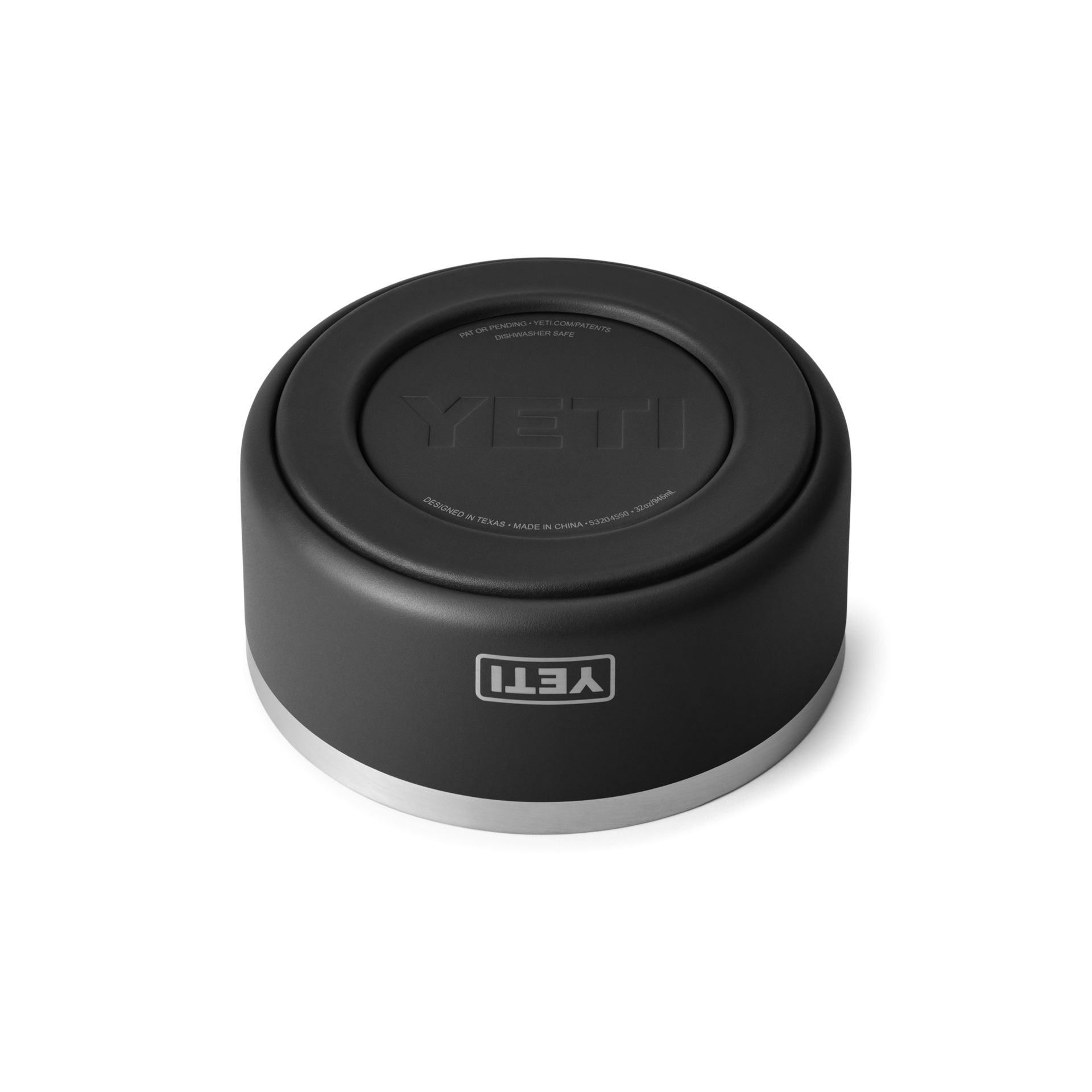 4 Dog Bowl, Black, large