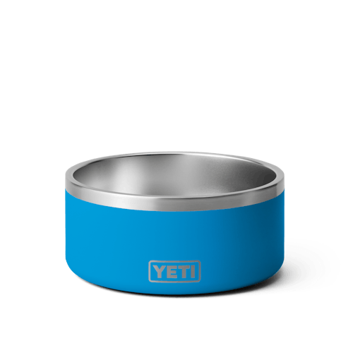 8 Dog Bowl, Big Wave Blue 8 Dog Bowl