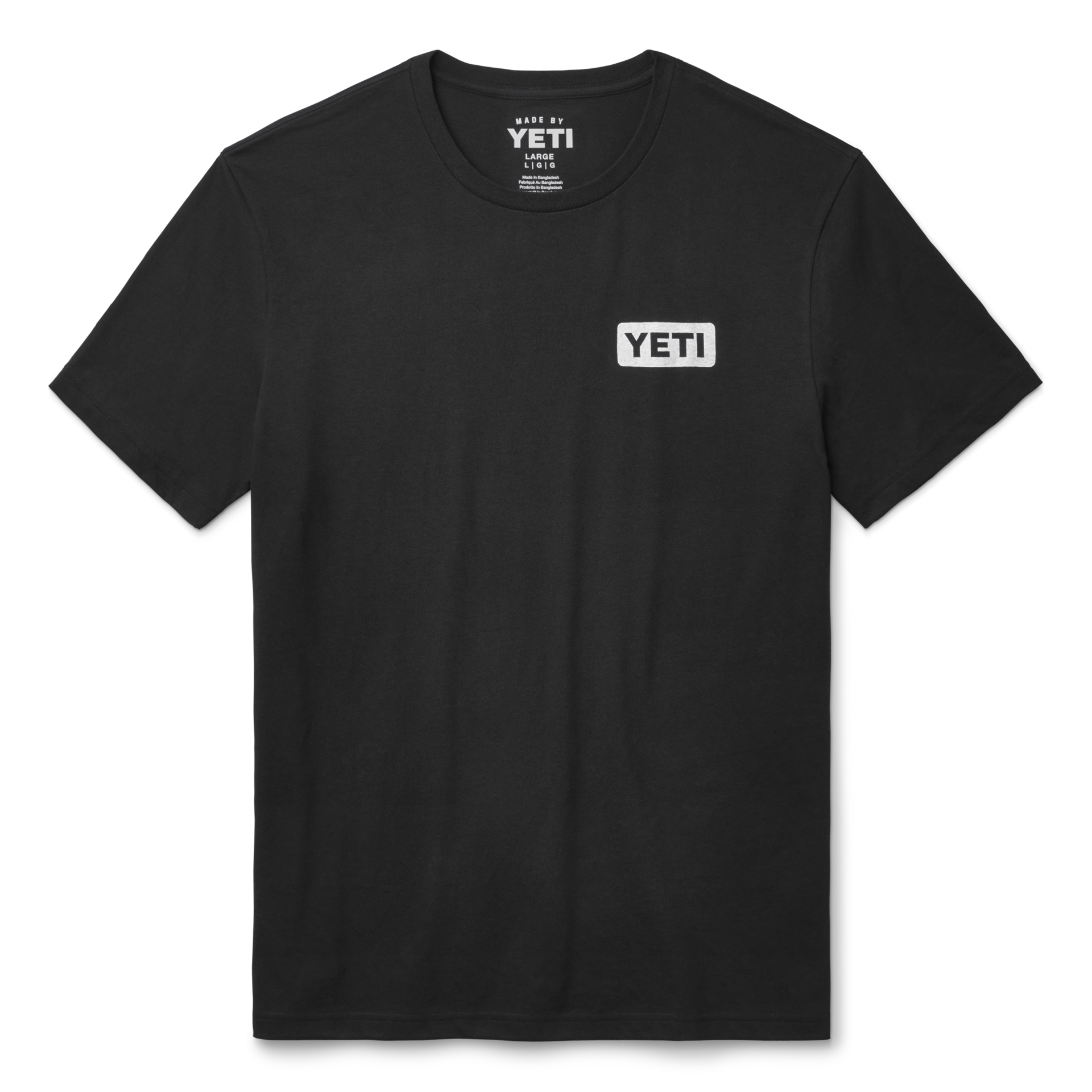 Short Sleeve T-Shirt, Black, large
