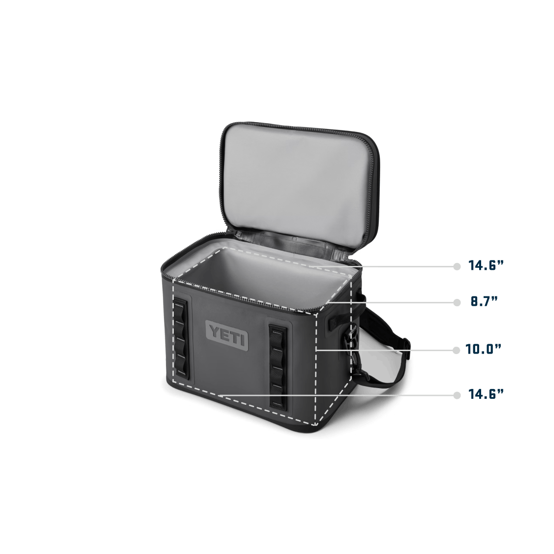 Snow Peak - 最終価格　YETI HOPPER FLIP 18 イエティホッパー チャコール YETI Hopper Flip 18 Portable Soft Cooler