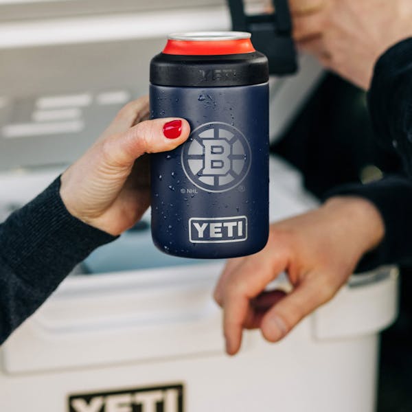 Navy Colster with Boston Bruins Design