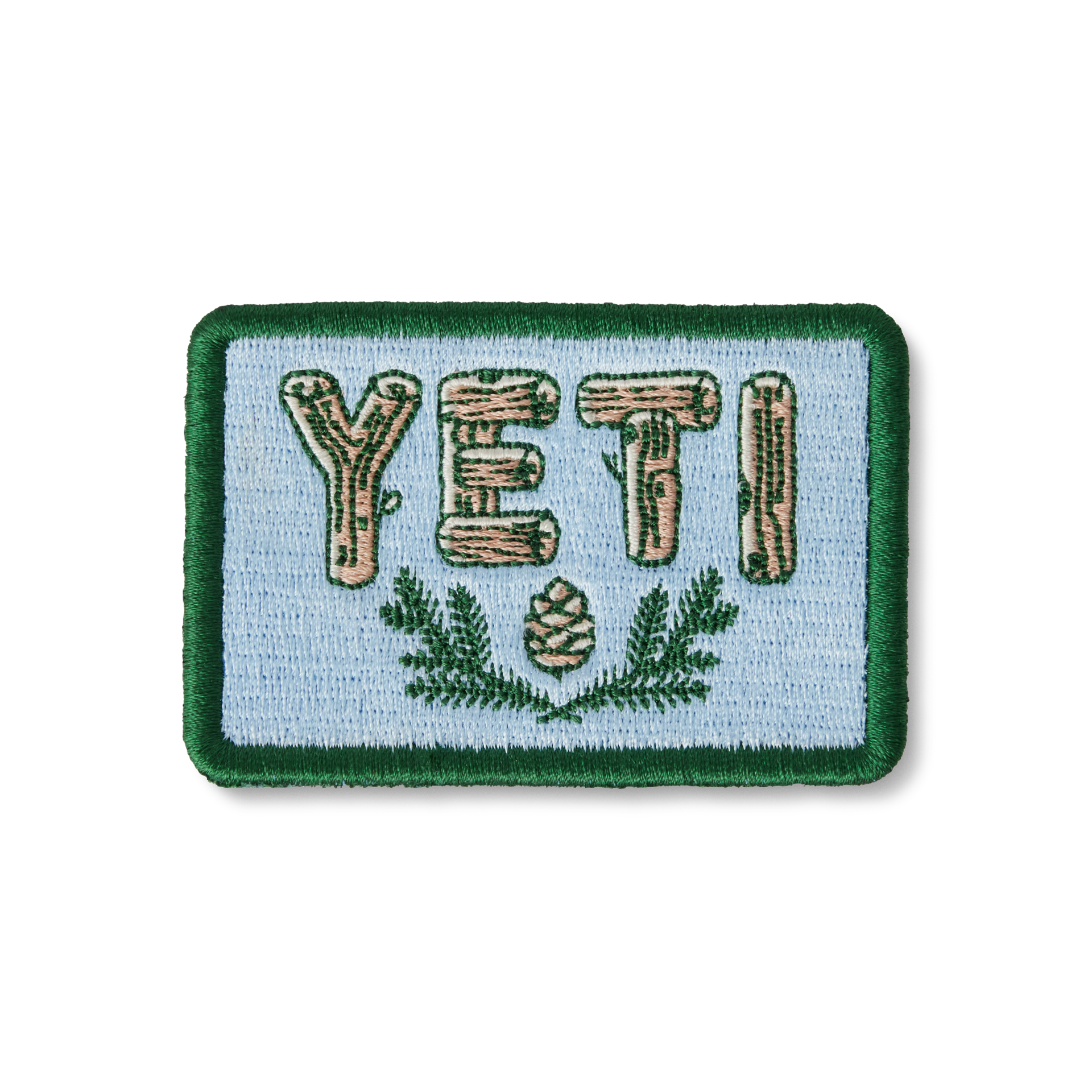 Parche con le&ntilde;a, le&ntilde;a, large