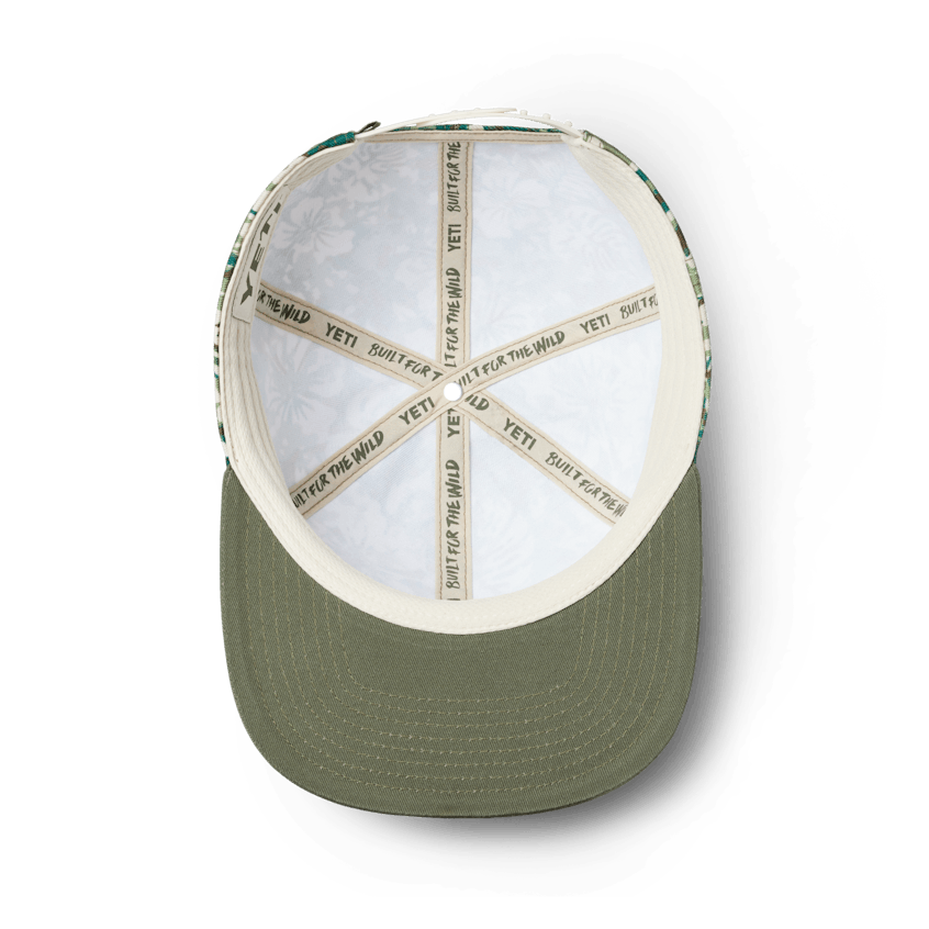 Mid Pro Flat Brim Hat, Hibiscus, large