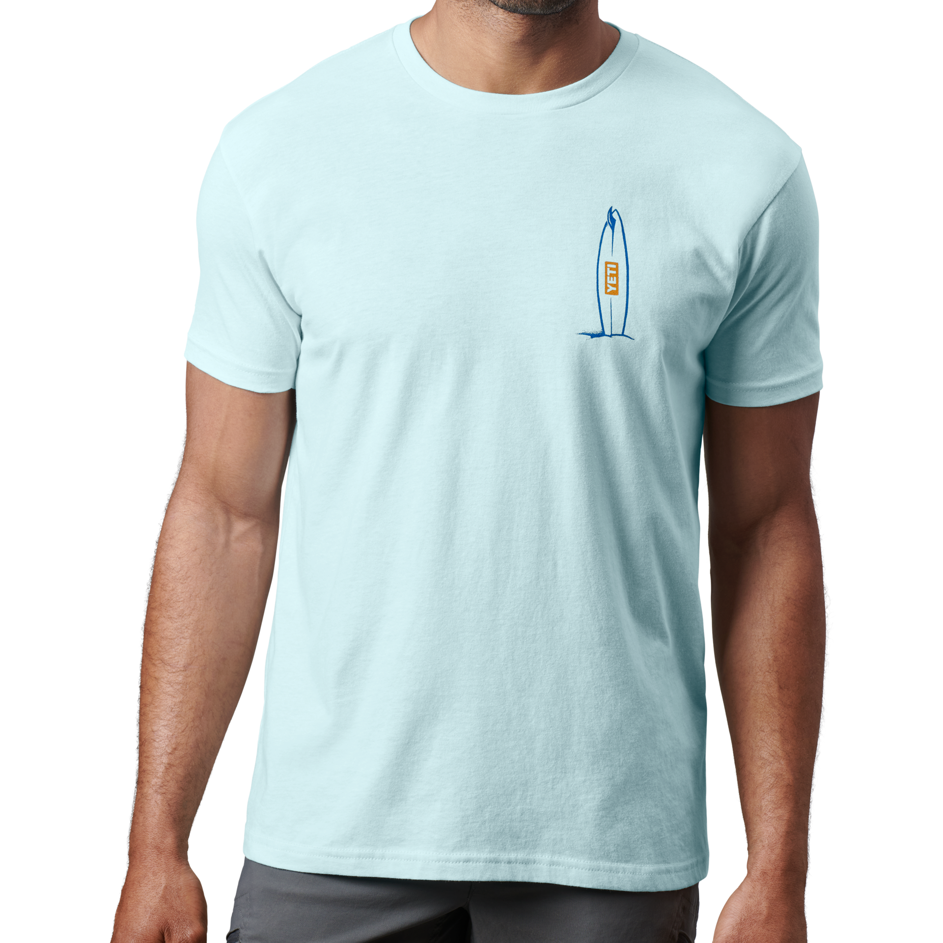 Short Sleeve T-Shirt, Light Blue, large
