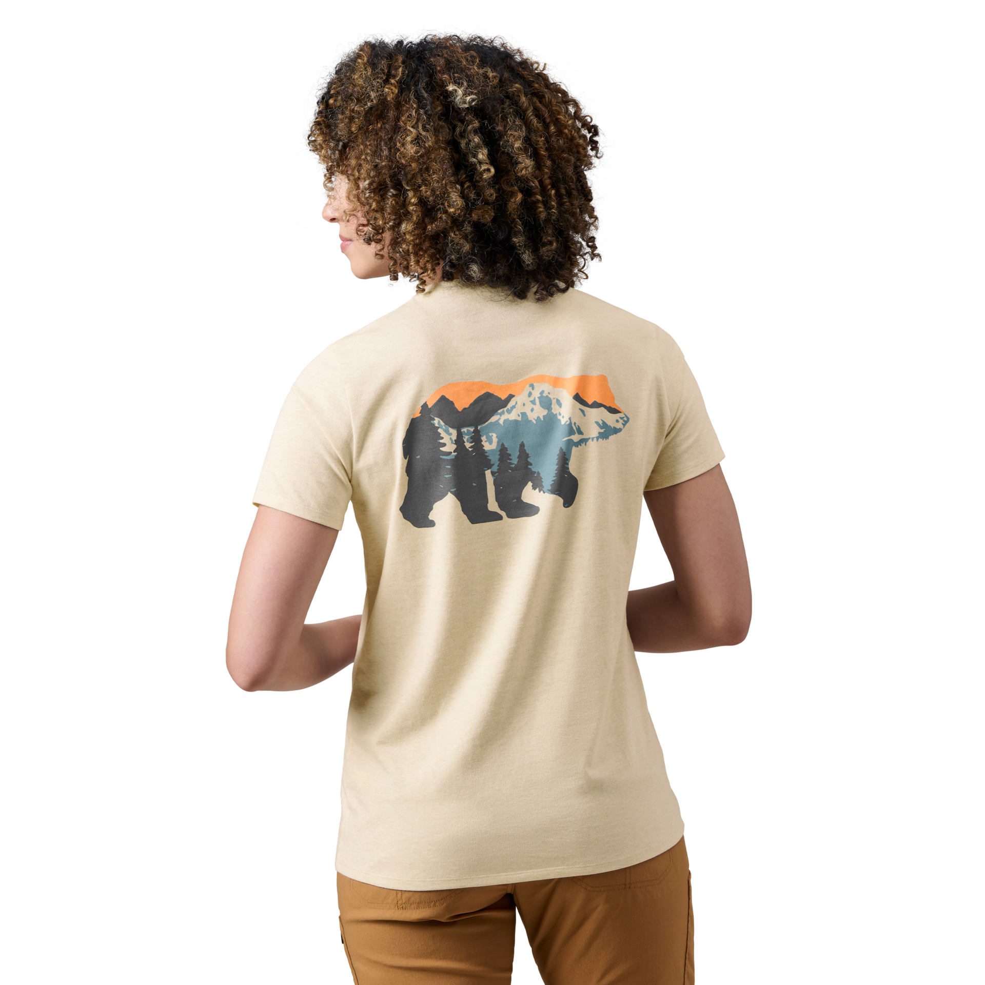 Short Sleeve T-Shirt, Heather Cream, large