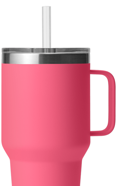 35 oz Straw Mug, Tropical Pink, large