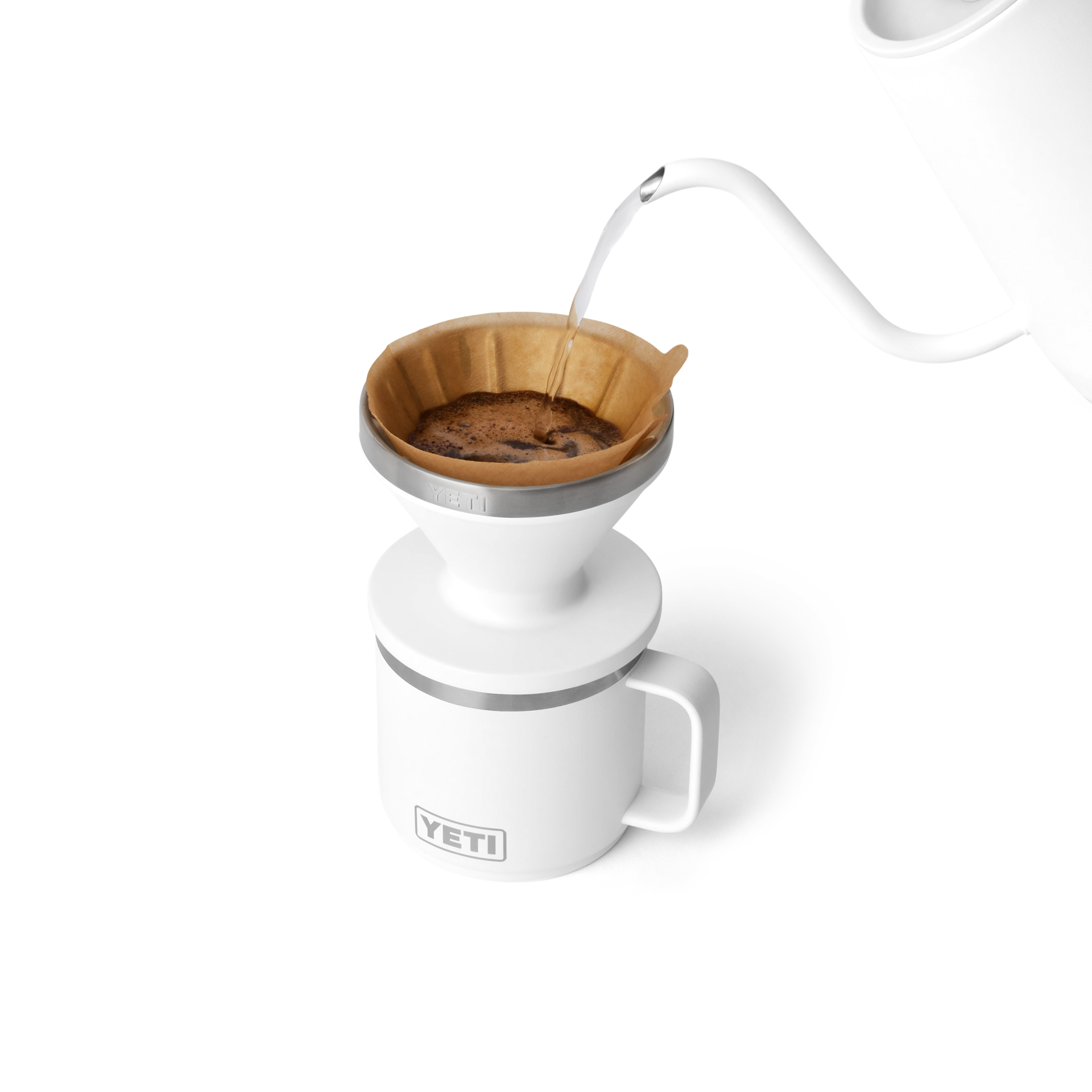 Pour Over, White, card