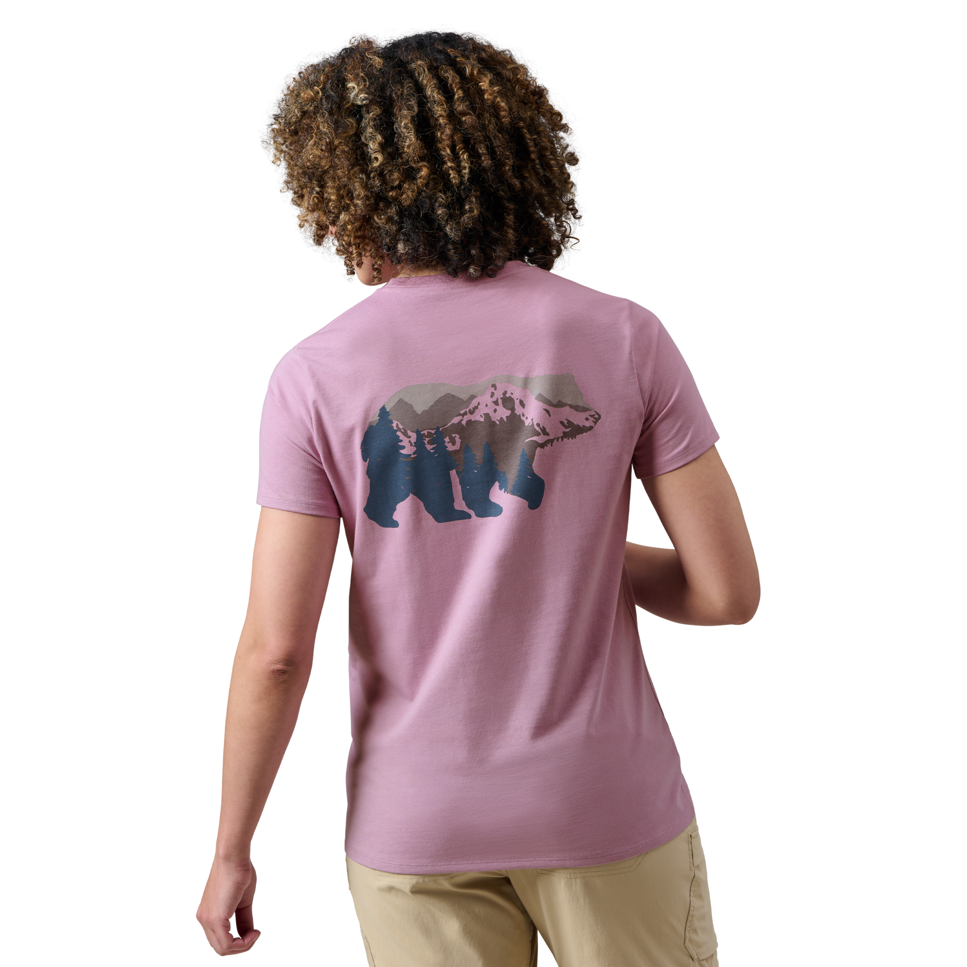 T-Shirt &agrave; manches courtes, Lavande, large