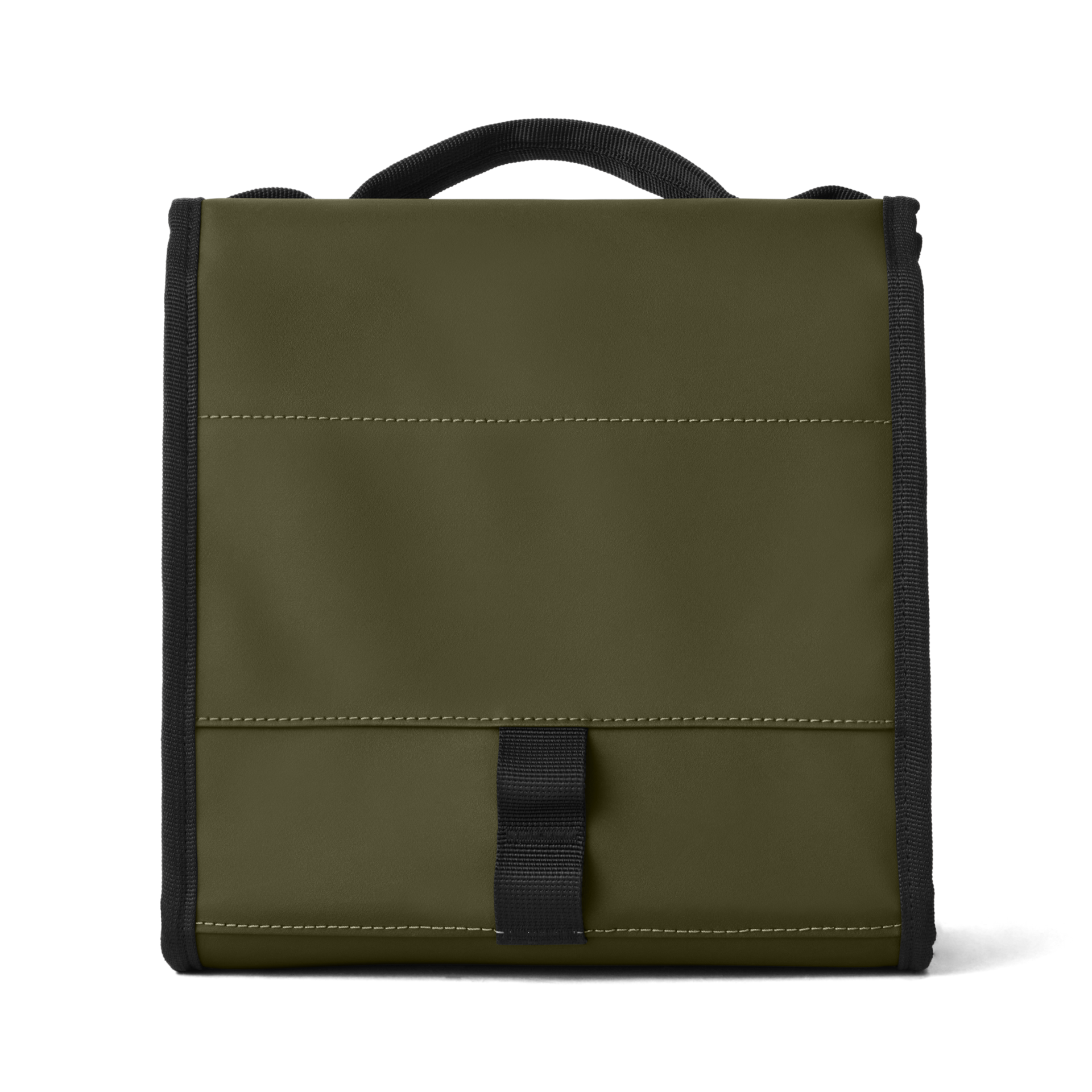 Lunch Bag, Olive/Black, large