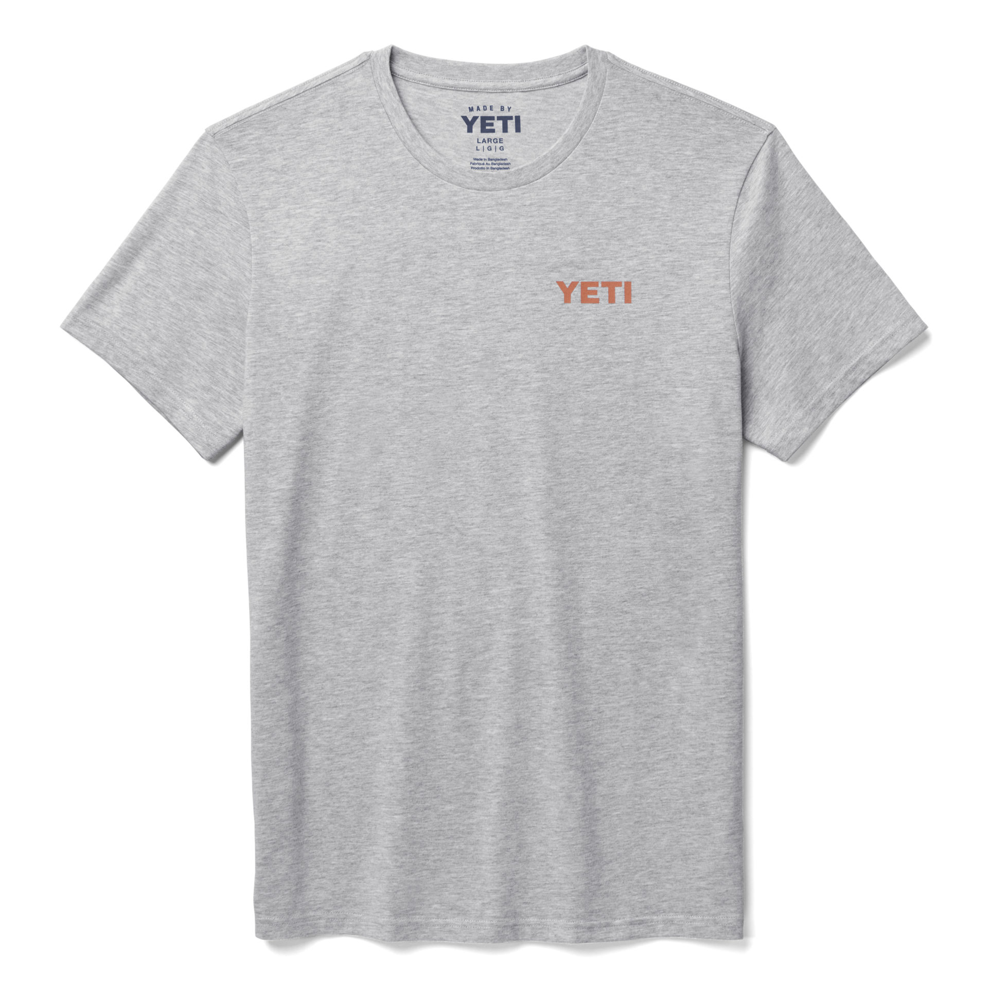 Short Sleeve T-Shirt, Heather Grey, large