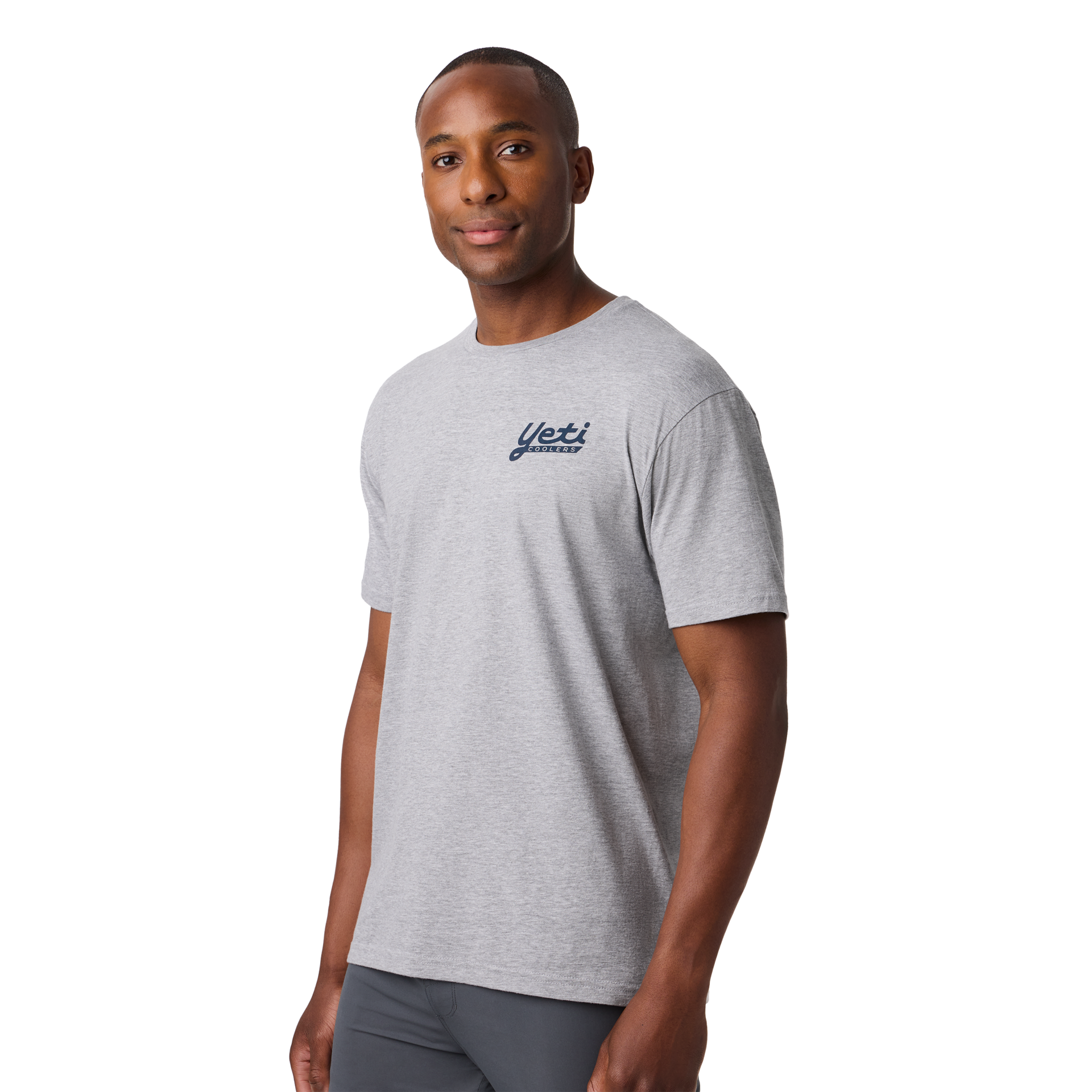 Short Sleeve T-Shirt, Heather Grey, large