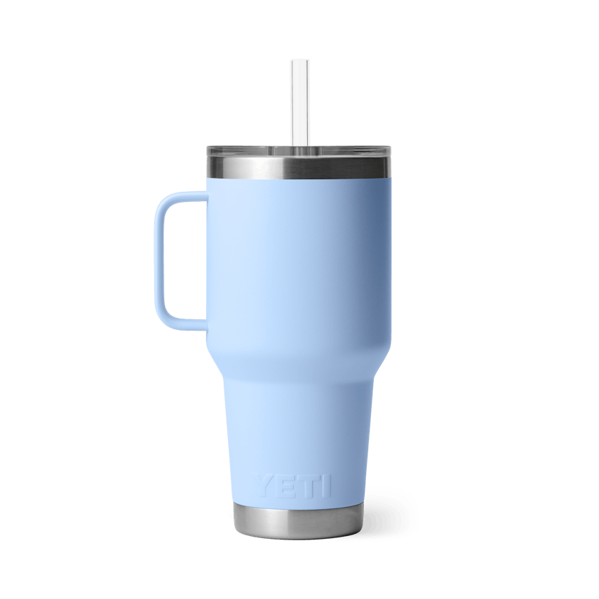 1 L Straw Mug, Big Sky Blue, large