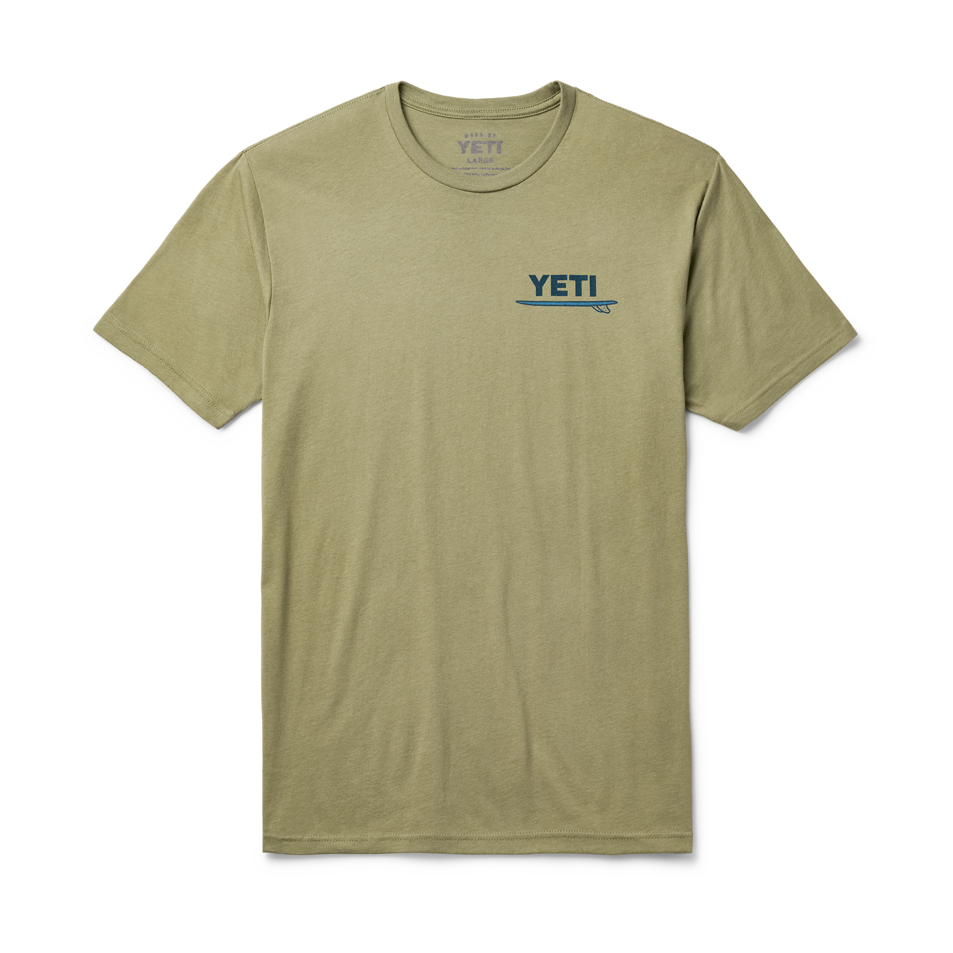 Short Sleeve T-Shirt, Light Olive, large