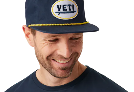 YETI Big Wave Flat Brim Rope Hat