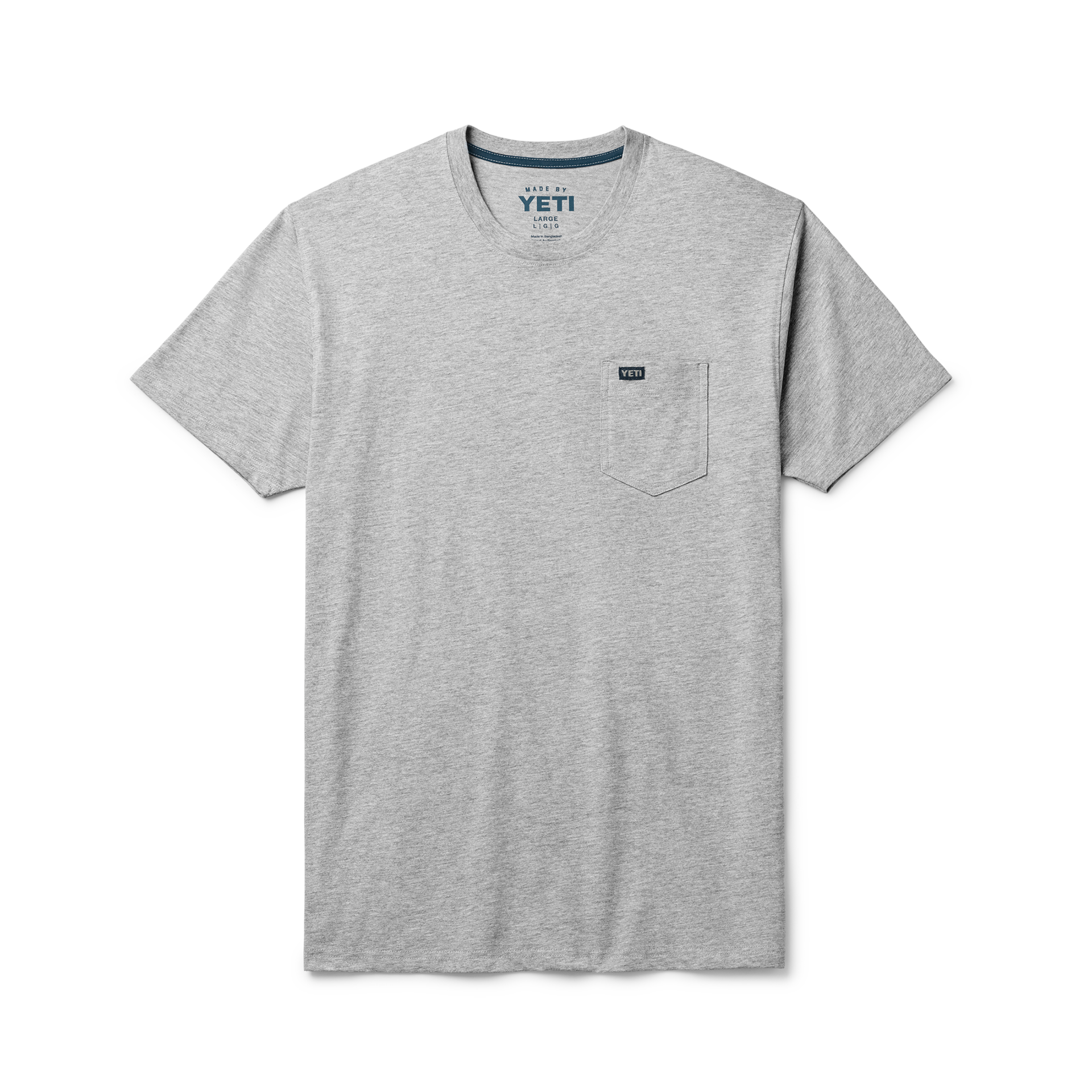 Short Sleeve T-Shirt, Heather Grey, large
