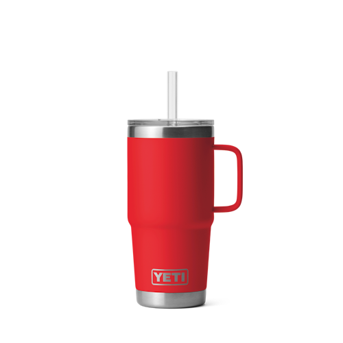 739 ML Straw Mug, Rescue Red, card
