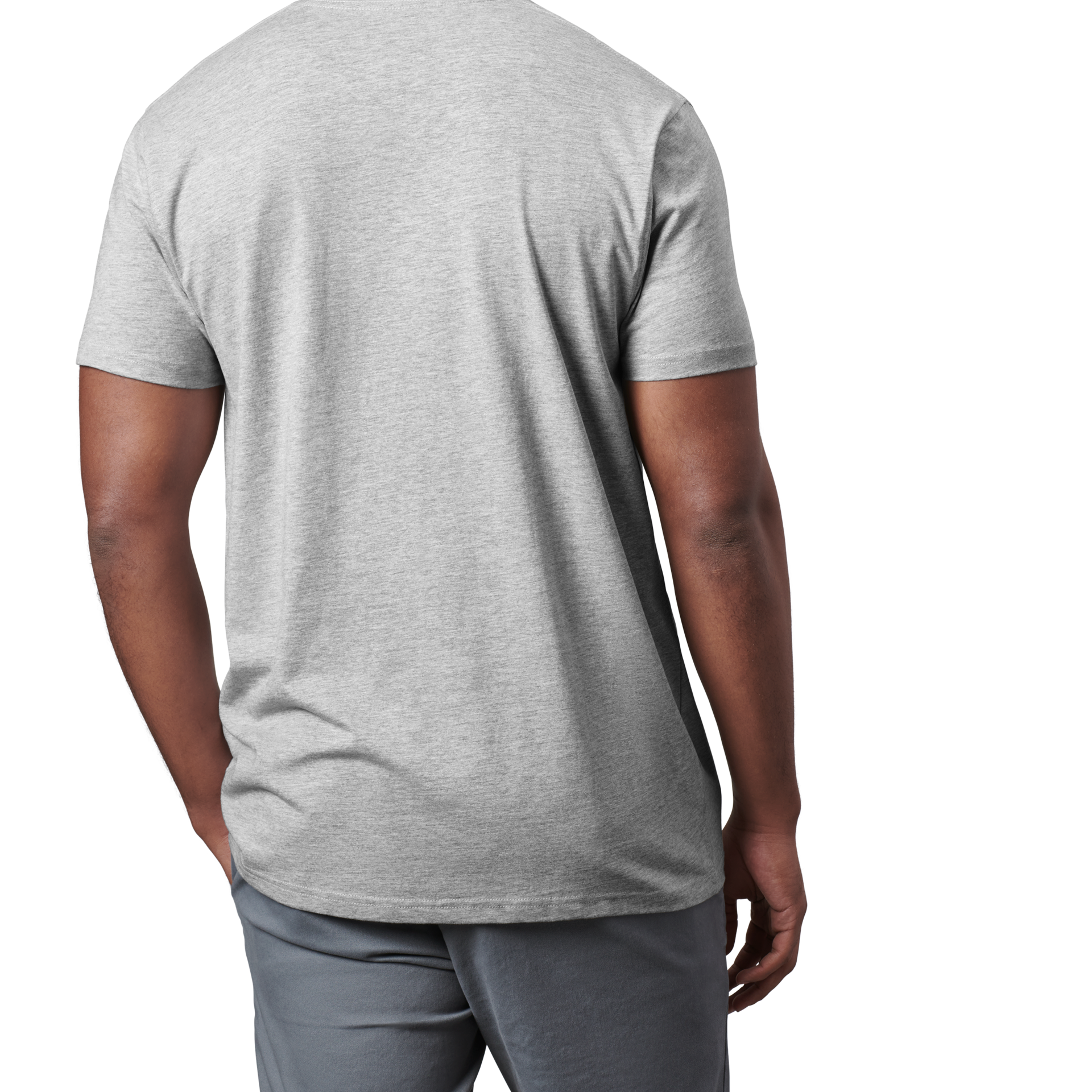 Short Sleeve T-Shirt, Heather Grey, large