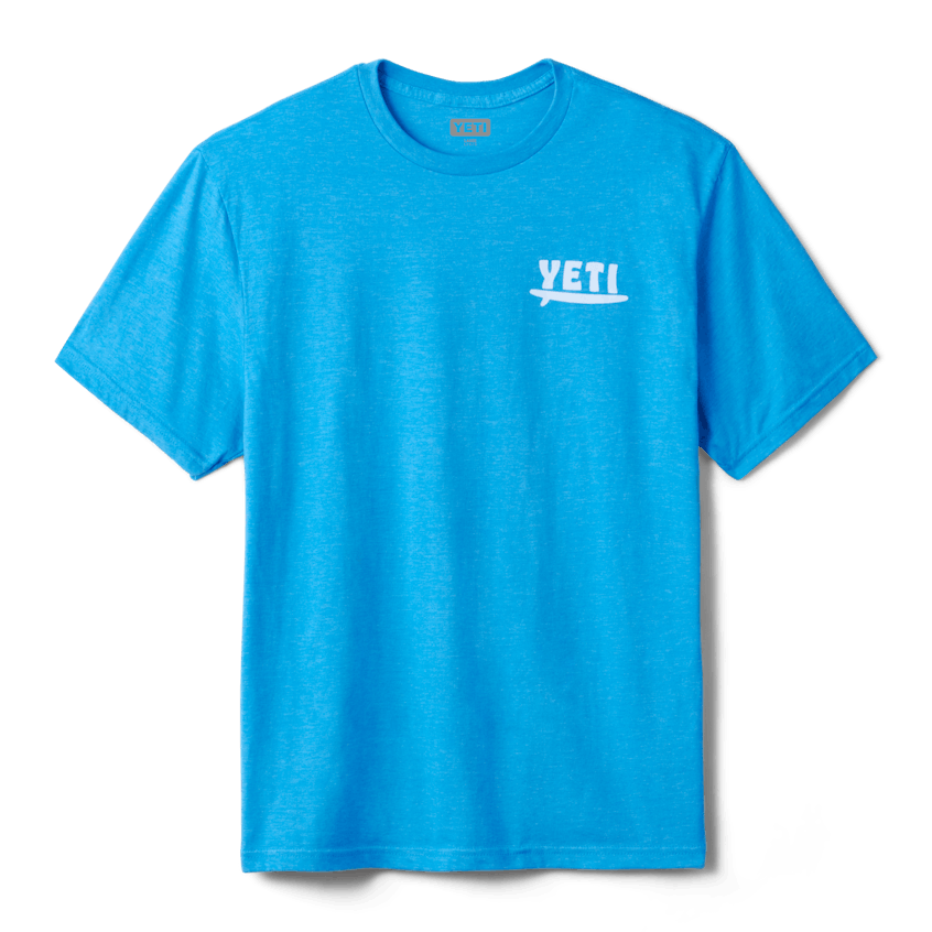 T-shirt à Manches Courtes, Heather Sapphire, large