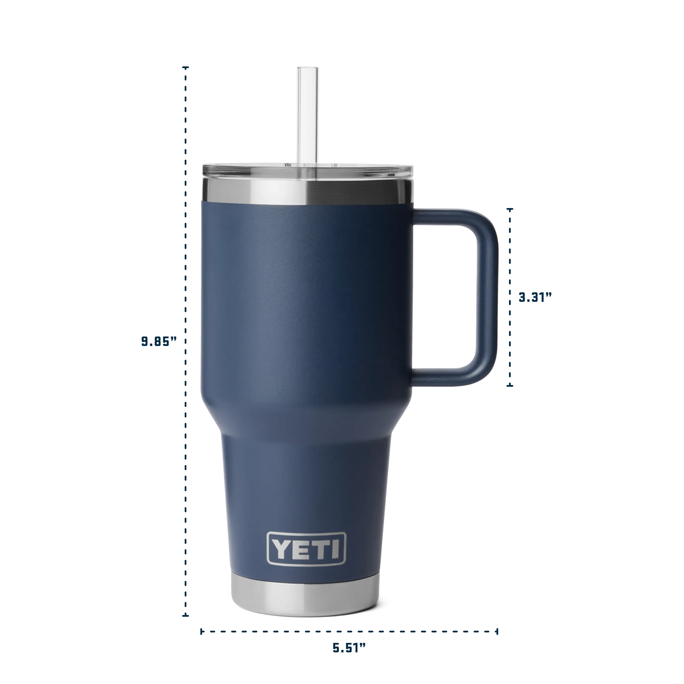 YETI Rambler 35 oz Straw Tumbler with Lid