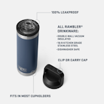 YETI Rambler 18 oz Insulated Water Bottle w/ Chug Cap YETI Rambler 18 oz Insulated Water Bottle w/ Chug Cap