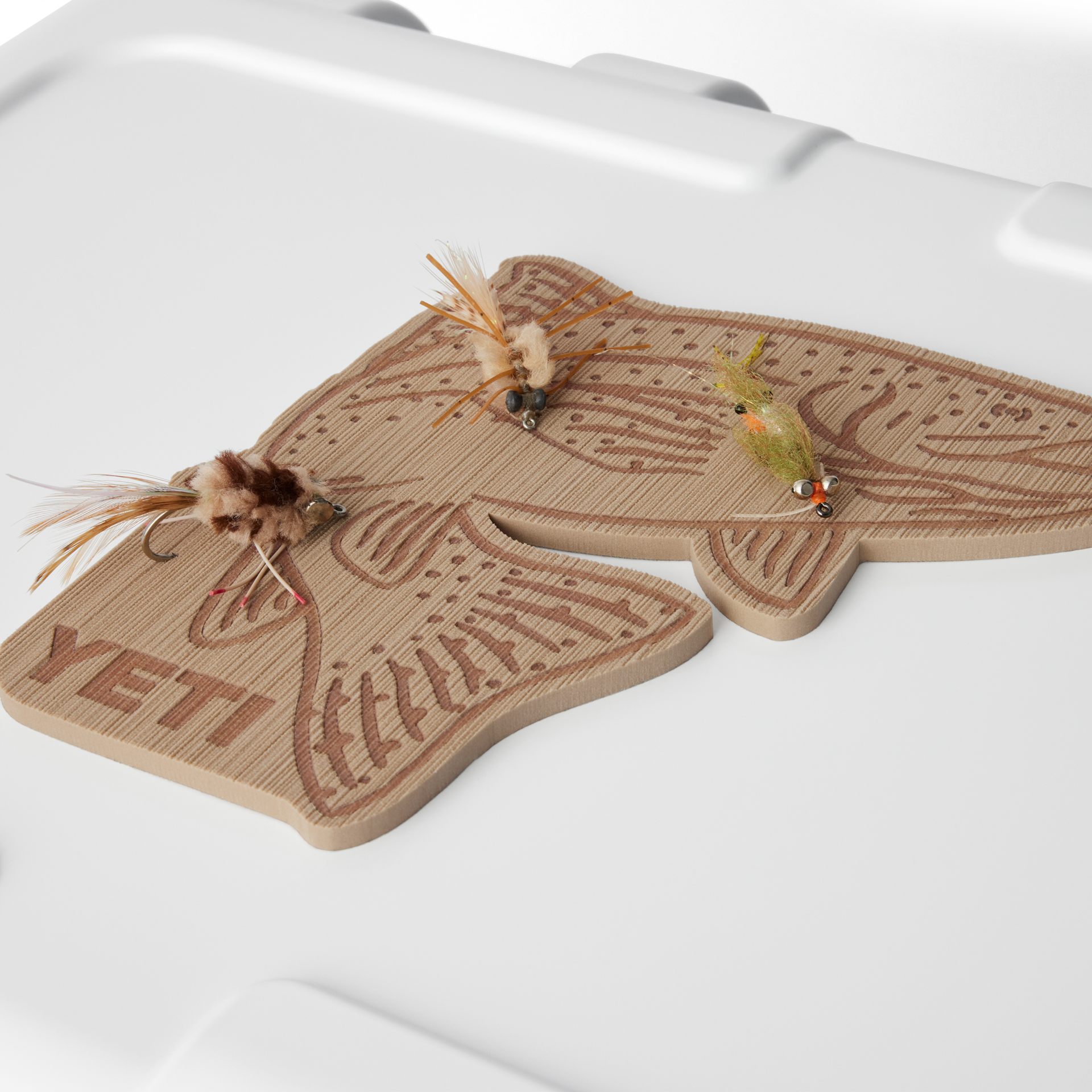 Trout Hook Pad, Tan, large